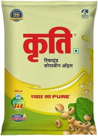 Kriti Refined Soyabean Oil 956 ml